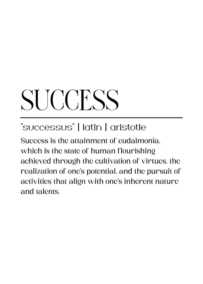 Success Definition white background