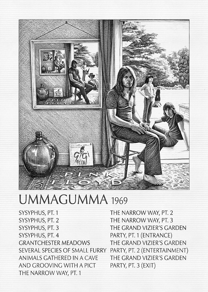 Ummagumma Album Cover Art