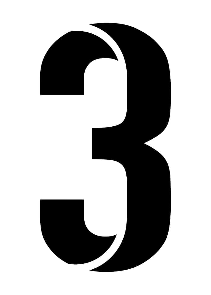 Black Number 3