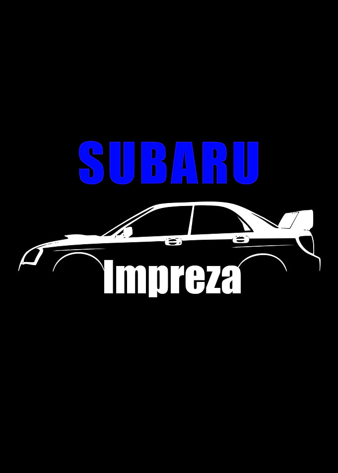 Subaru Impreza Car Silhouette