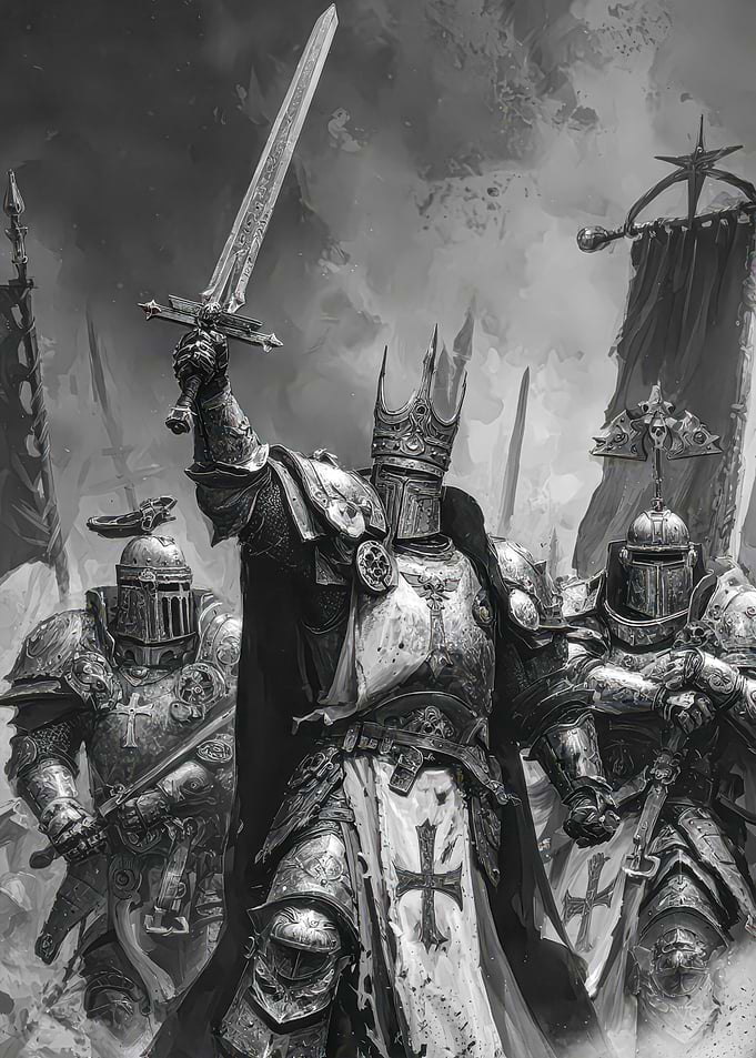 Knights in Armor with Swords