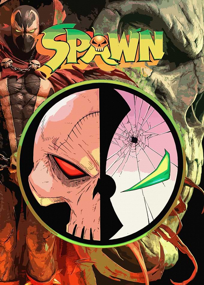 Spawn Comic Book Cover Art