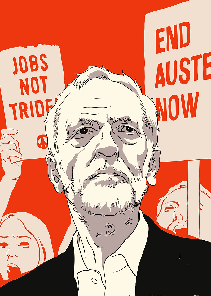 Jeremy Corbyn Protest Poster