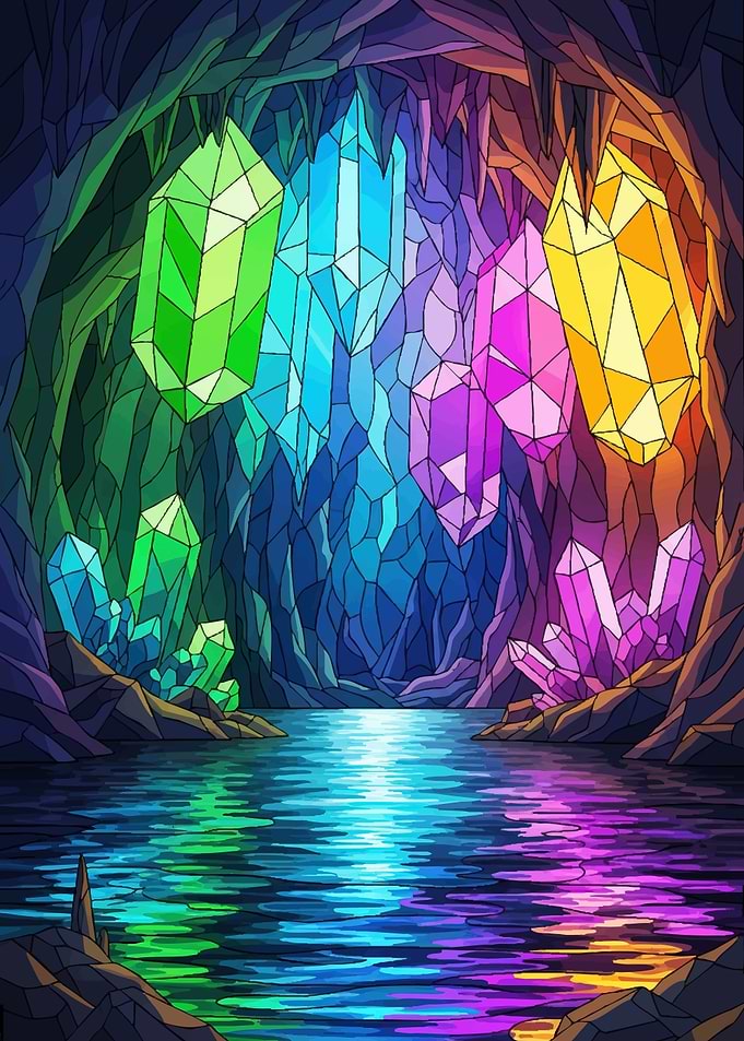Crystal Cave with Reflecting Pool