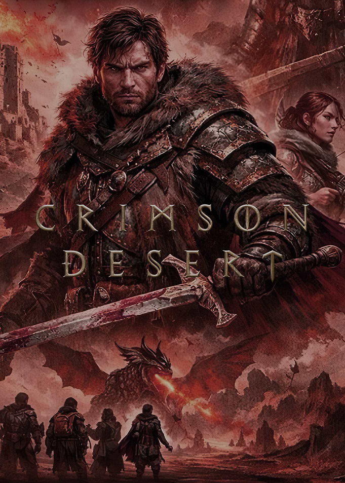 Crimson Desert Fantasy Art