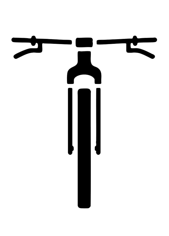 Bicycle Front Fork and Handlebars Icon