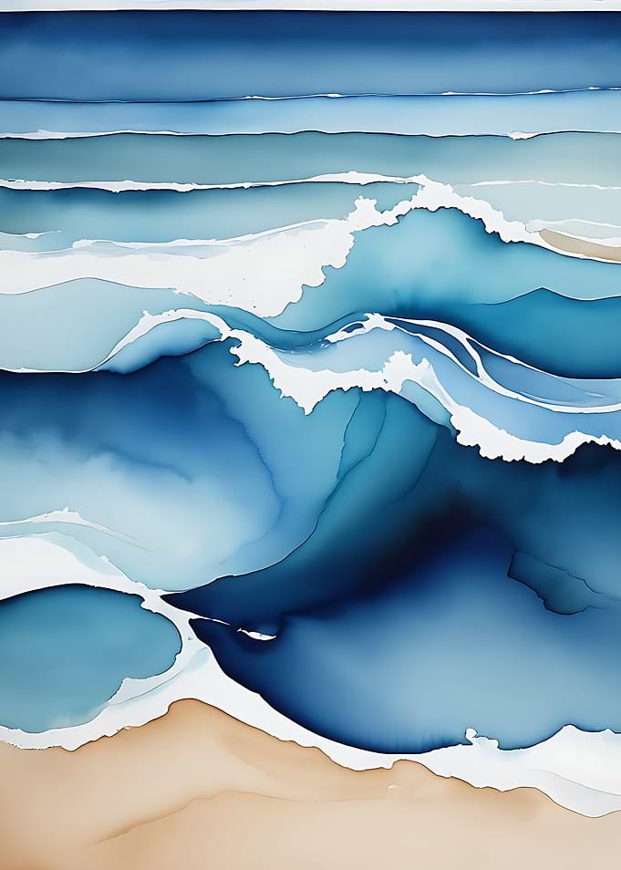Abstract Ocean Waves