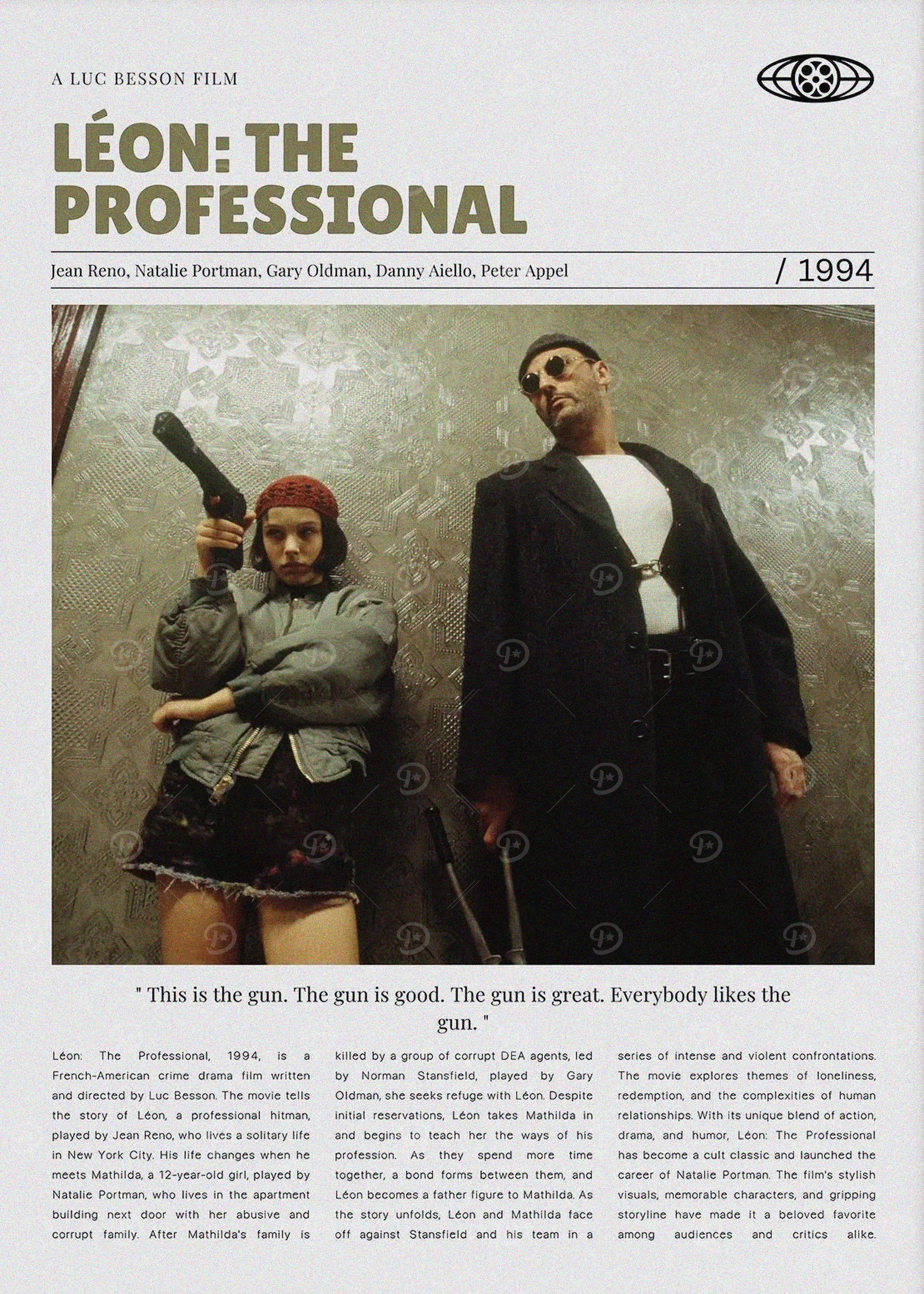 Leon the professional Posters Online - Shop Unique Metal Prints