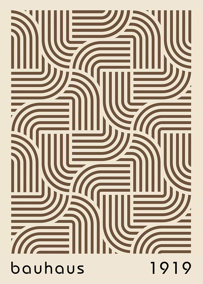 Bauhaus 1919 Geometric Pattern