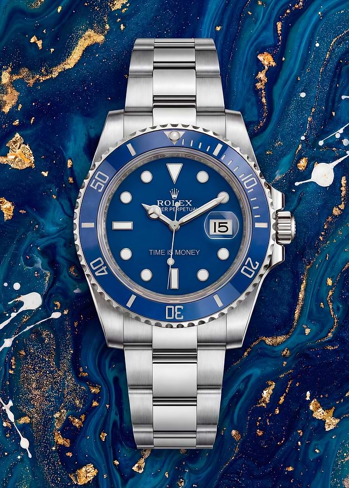 Rolex Submariner Blue Dial Watch
