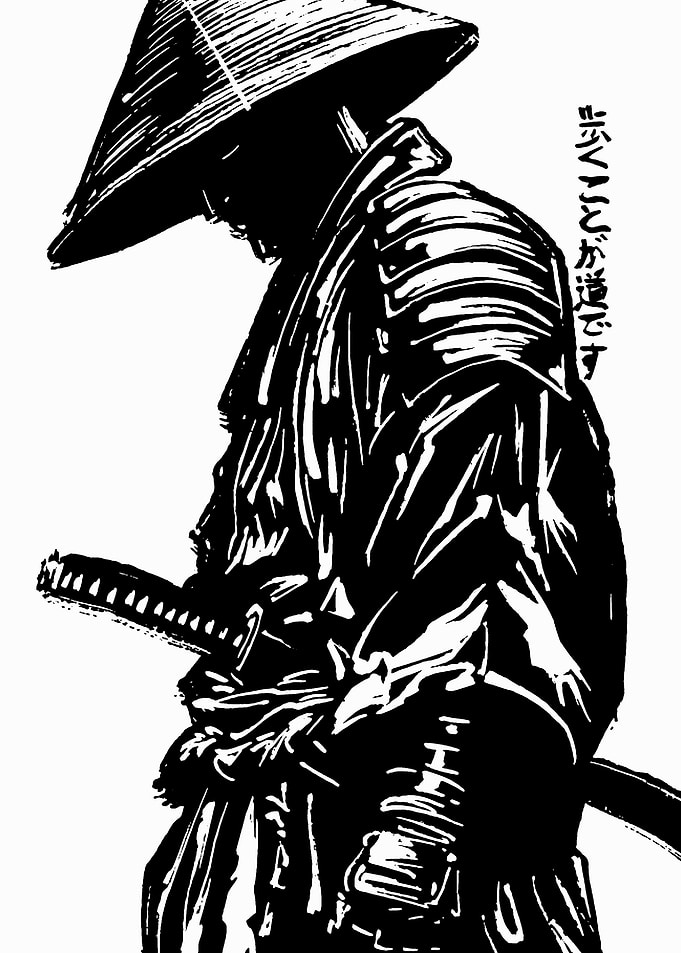 Samurai Warrior with Katana