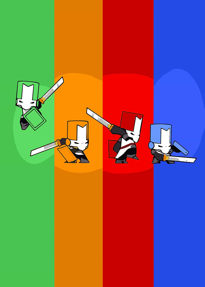 Castle Crashers Knights in Action