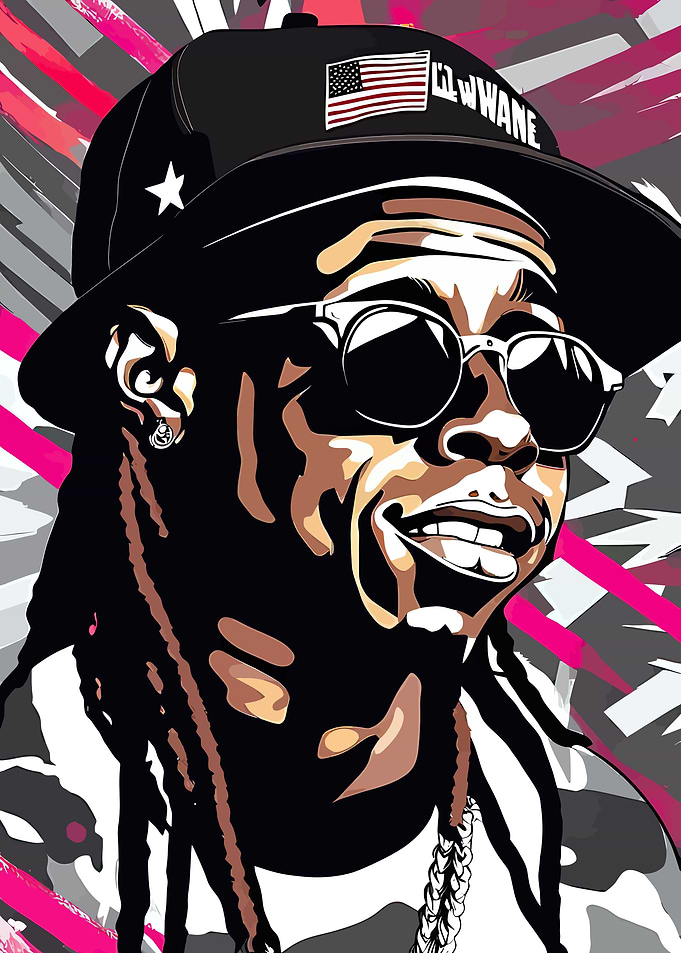 Lil Wayne Pop Art Portrait