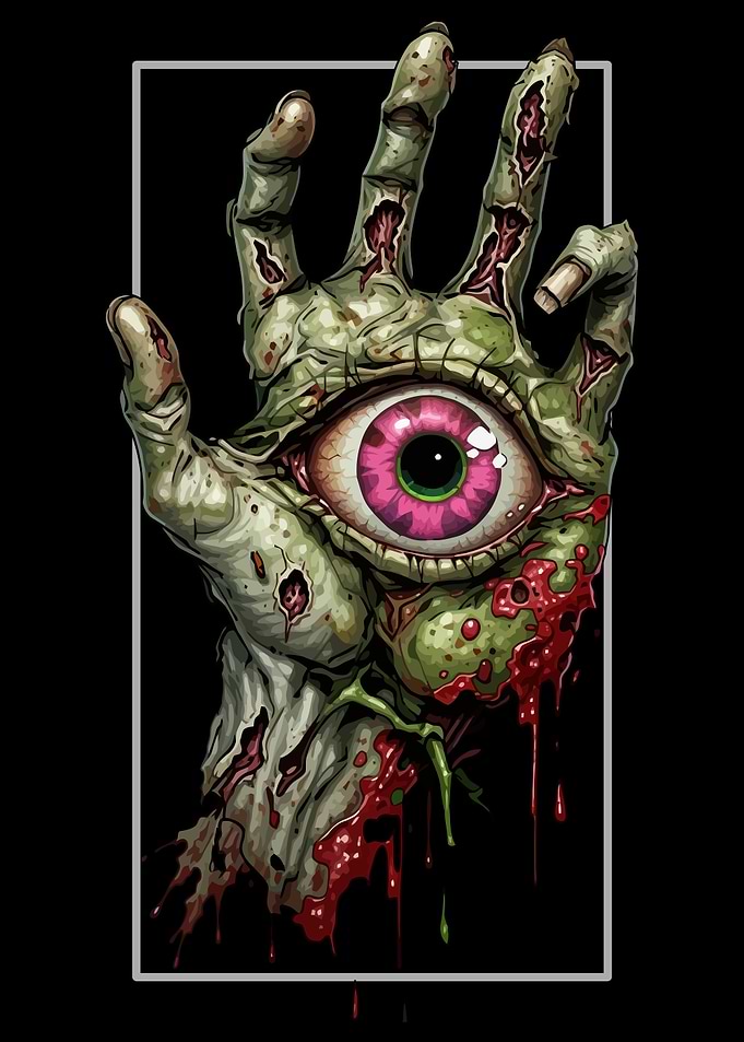 Zombie Hand with Eye