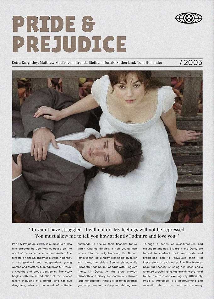 Pride & Prejudice Movie Poster
