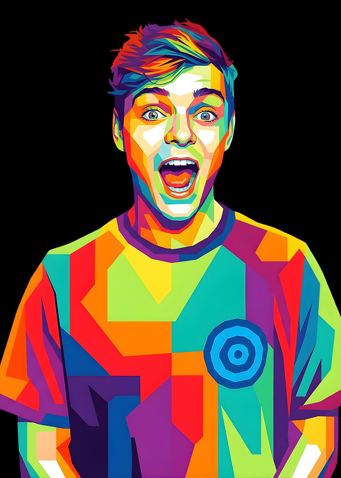 Martin Garrix Pop Art Portrait