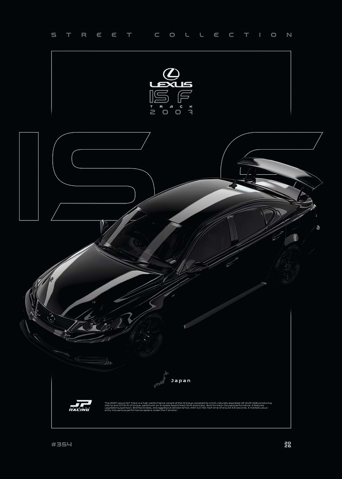 Lexus IS-F Track 2007 Black Series