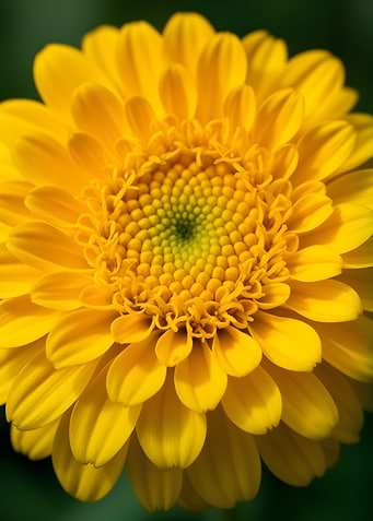 Close-up of a Yellow Chrysanthemum