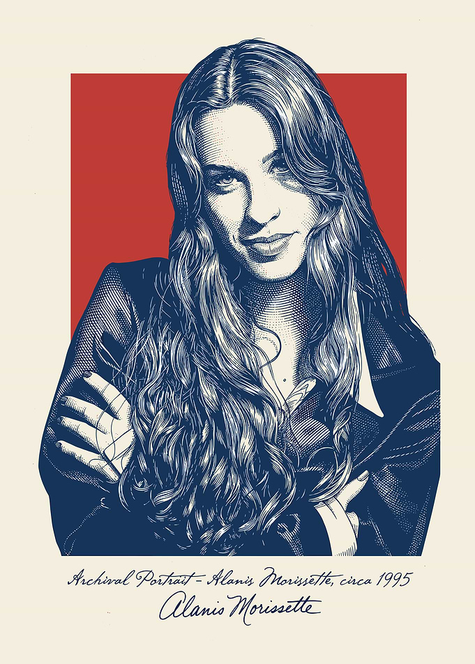 Alanis Morissette Archival Portrait