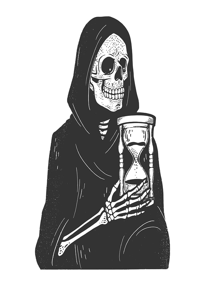 Grim Reaper with Hourglass