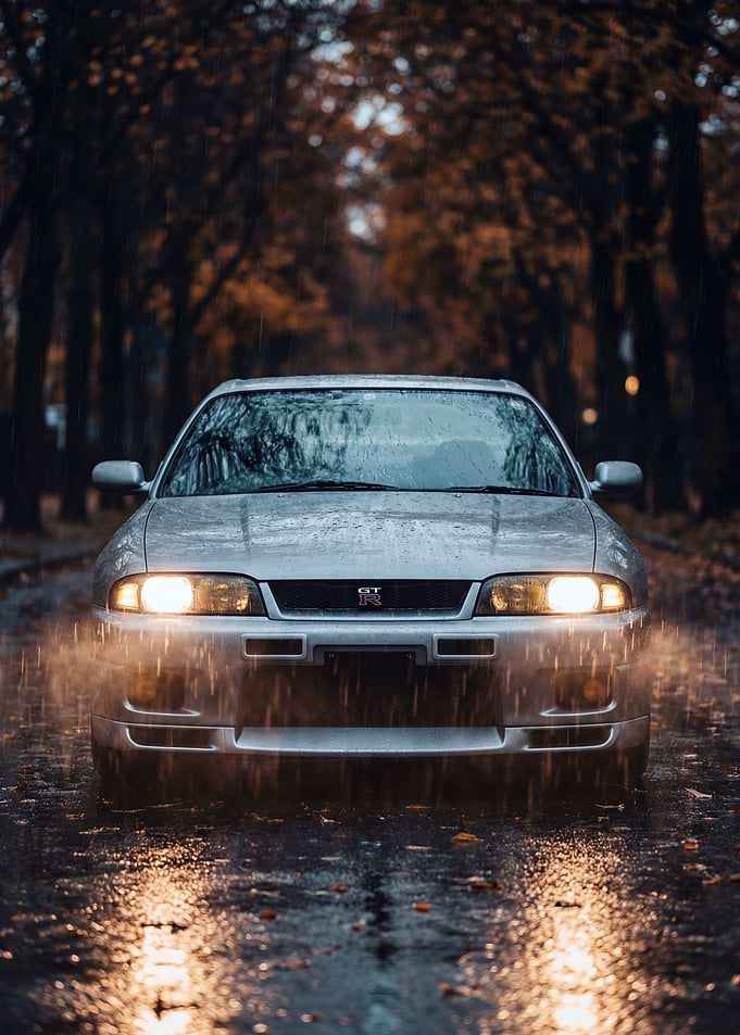 Nissan Skyline GT-R R33 Rain