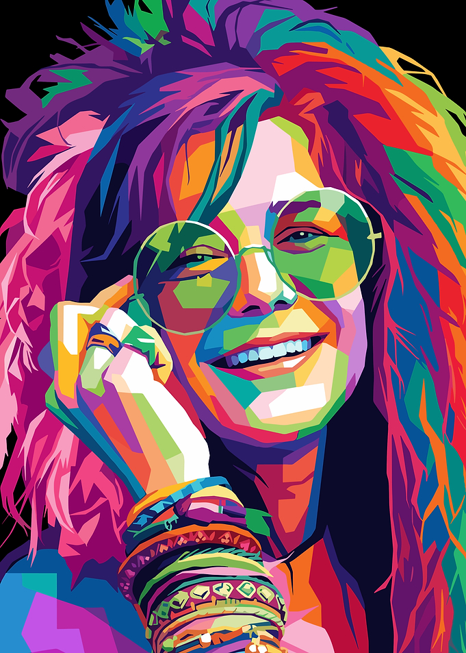Janis Joplin Wpap Art