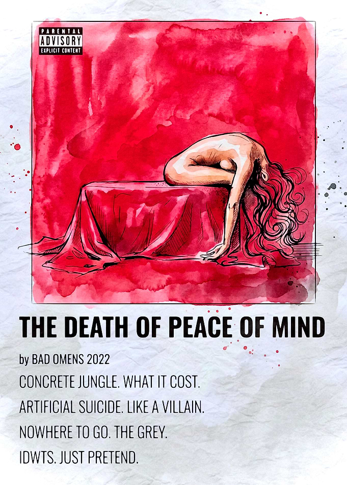 The Death of Peace of Mind Album Art