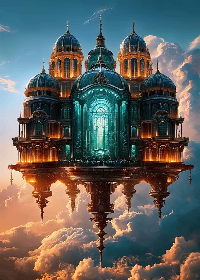 Floating Castle in the Clouds