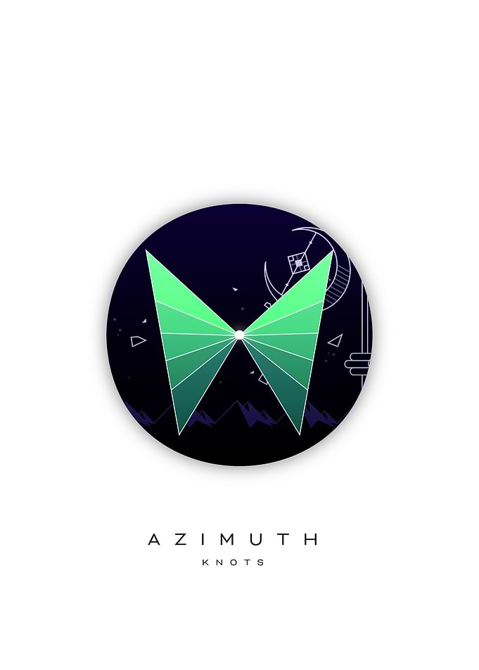 Azimuth by Knots Poster
