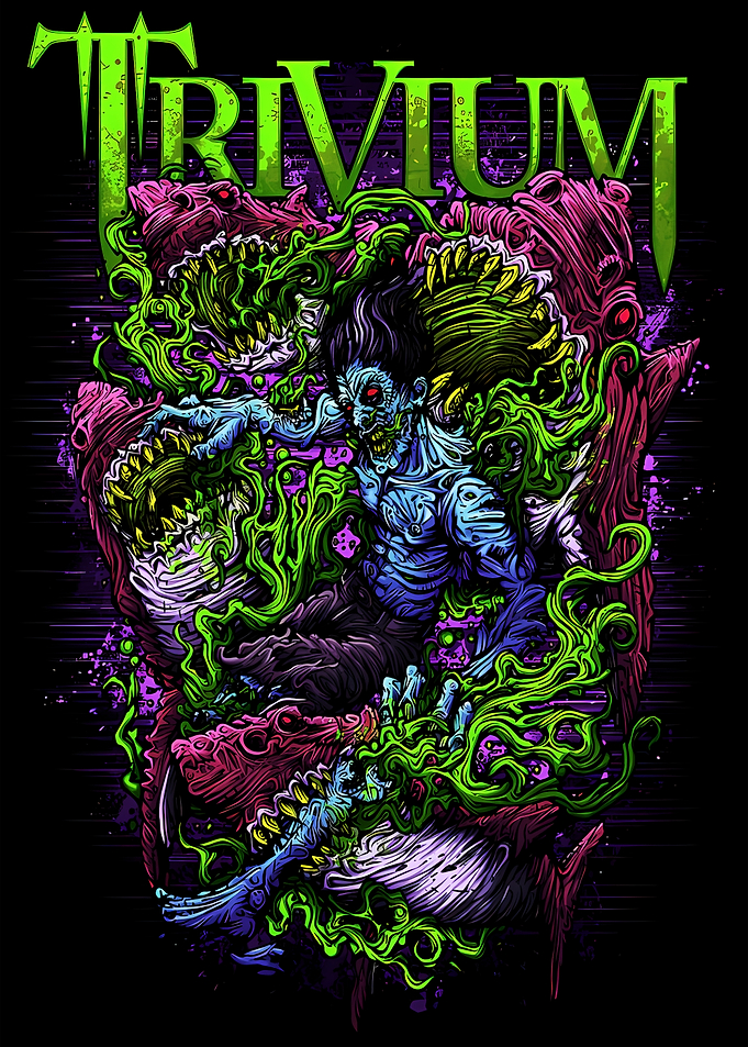 Trivium Zombie Monster Art