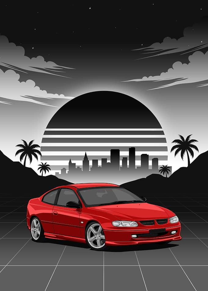 Red Holden Coupe Concept 1998