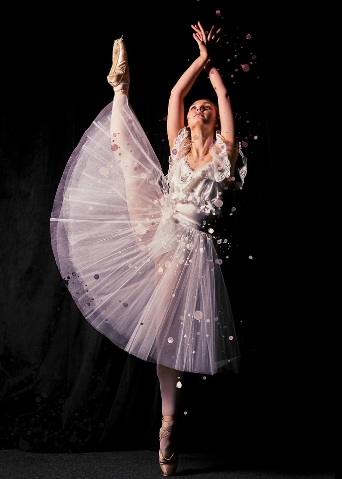 Ballerina in a White Tutu