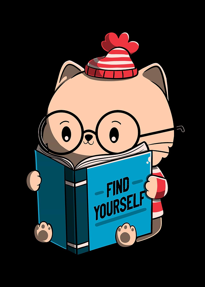 Find Yourself Journey Healing Cat Book
