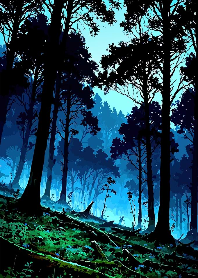 Enchanted Forest at Twilight
