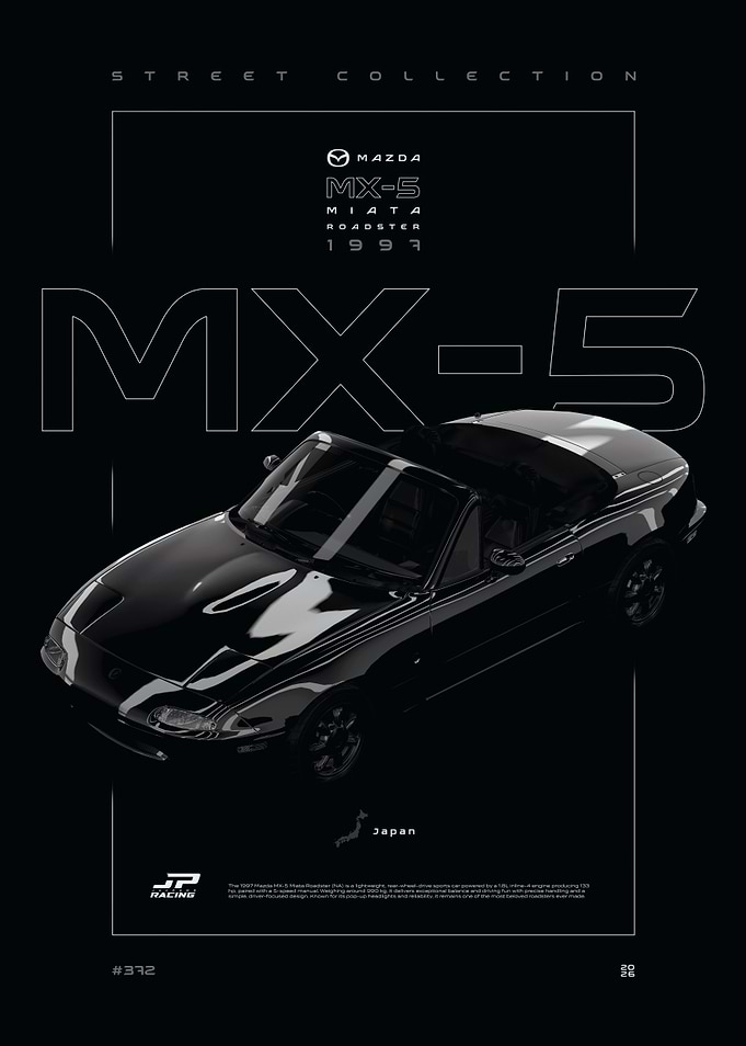 Mazda MX-5 Miata Roadster 1997 Black Series