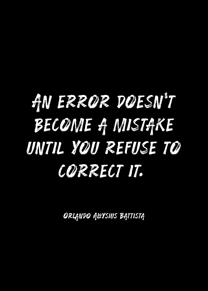 Inspirational Quote About Mistakes