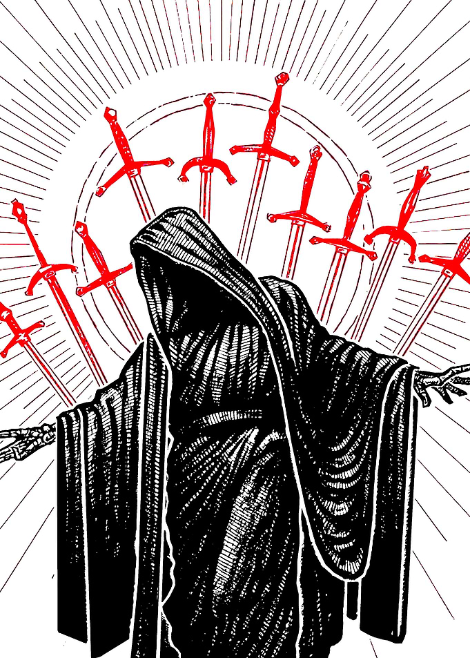 Grim Reaper with Swords