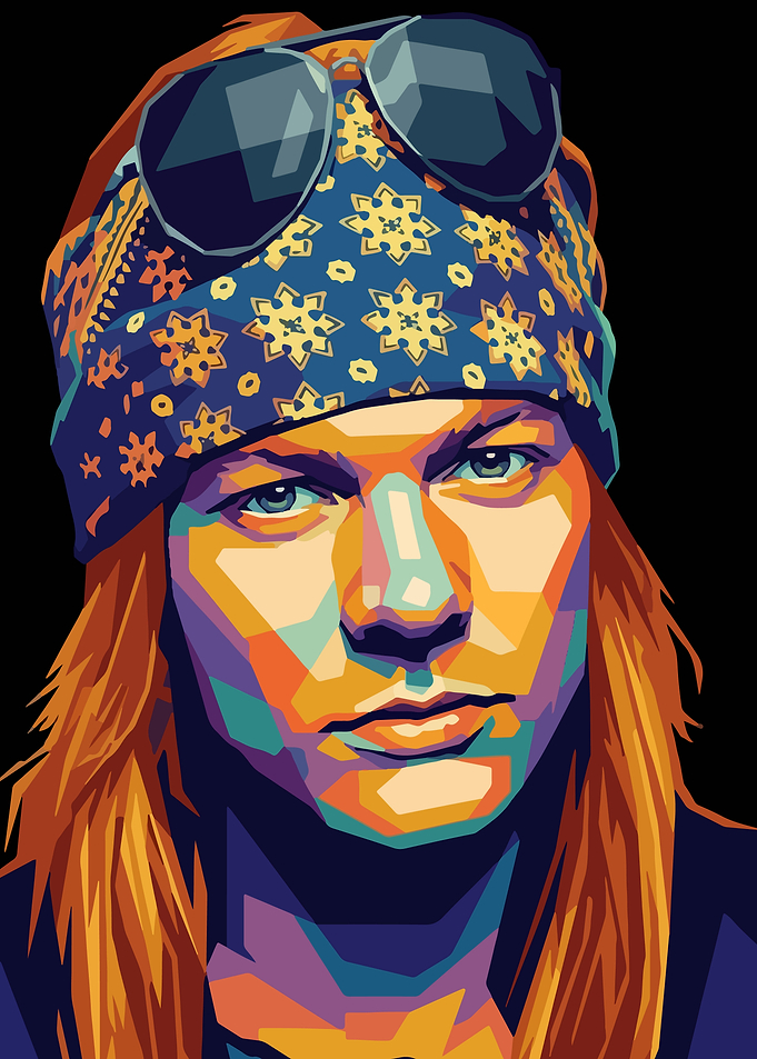Axl Rose Pop Art Portrait
