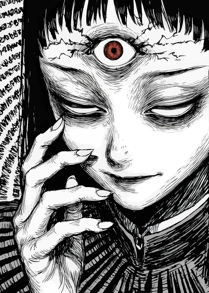 Creepy Third Eye Girl
