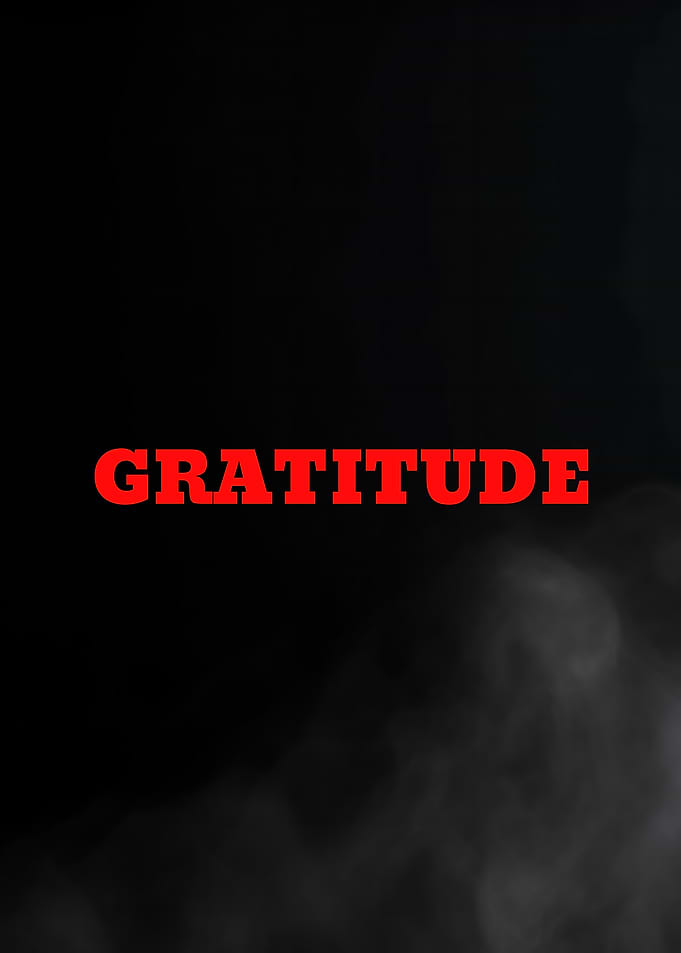 Gratitude Text Art