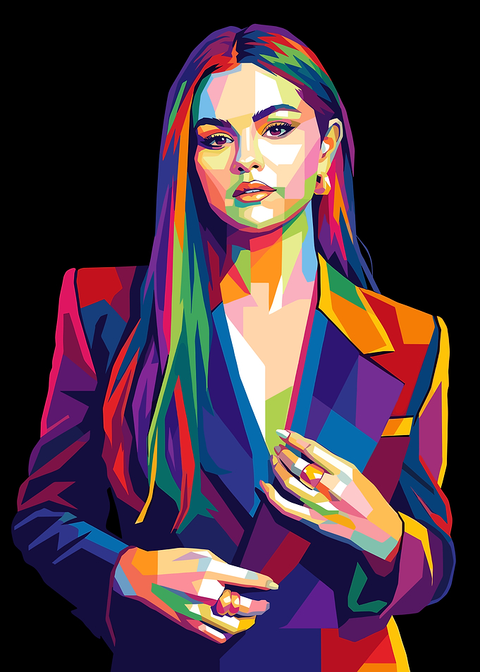 Selena Gomez Pop Art