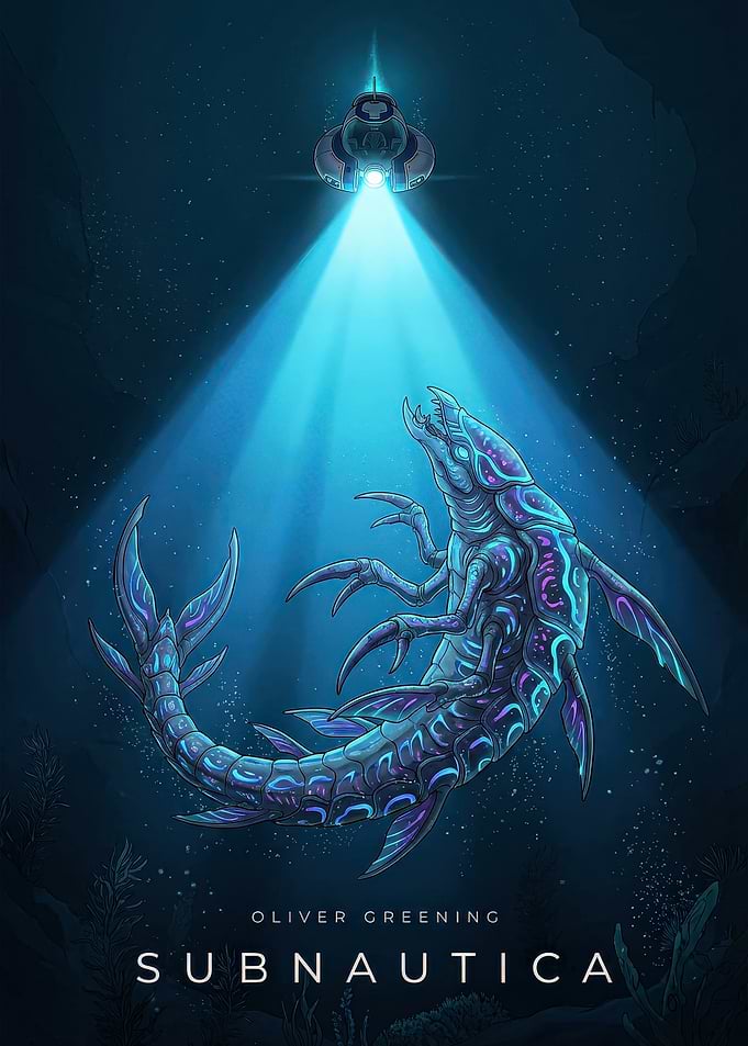 Subnautica Game Poster