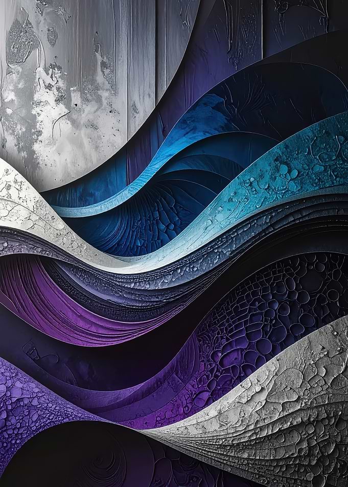 Abstract Wavy Layers