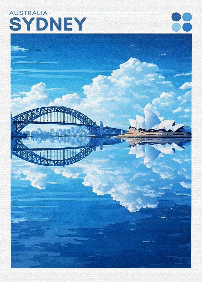 Sydney Opera House and Harbour Bridge
