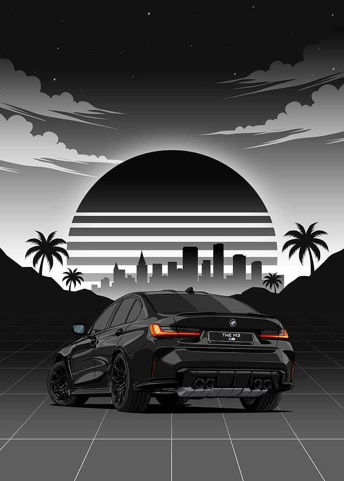 Black BMW M3