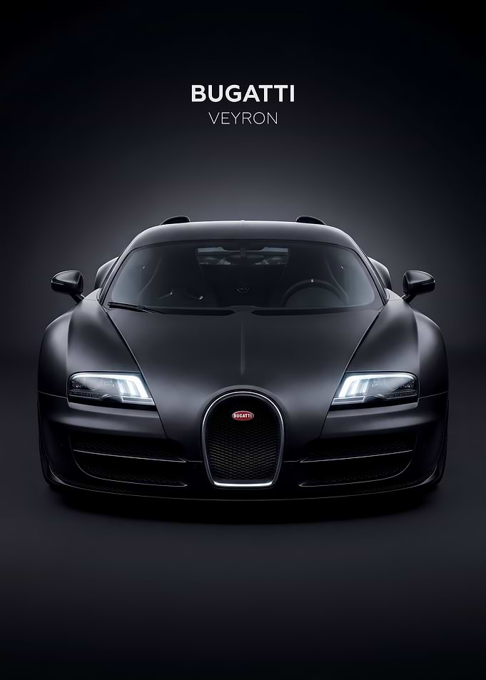 Bugatti Veyron Matte Black