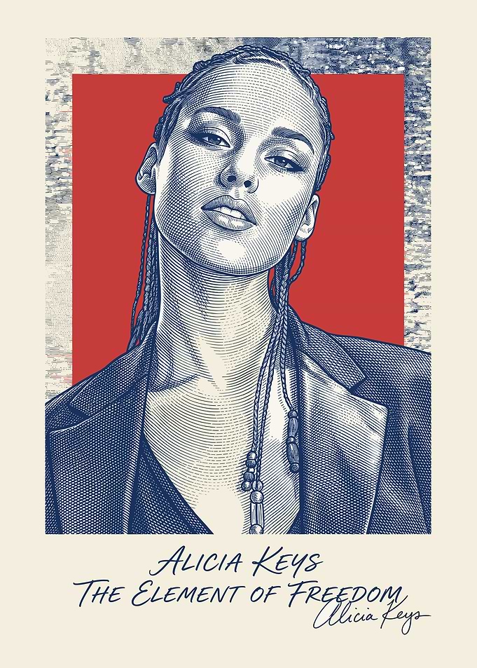Alicia Keys 'The Element of Freedom' Album Art
