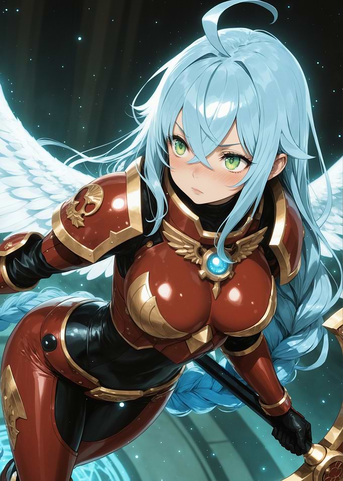 Anime Angelic Warrior