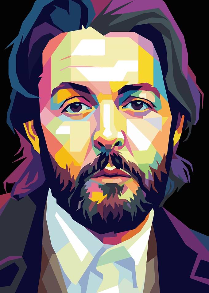 Paul McCartney Pop Art Portrait