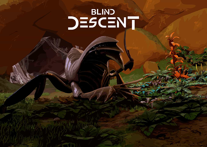 Blind Descent Game Art